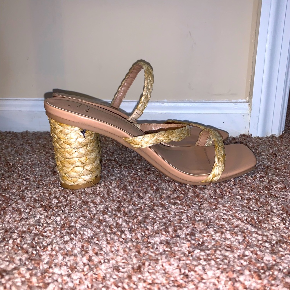 Summer Sandal Heels, Low Heel